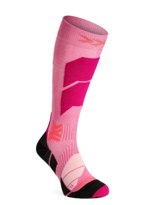 Skarpety narciarskie X-Socks Ski Perform OTC - light pink/light sand