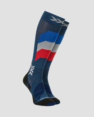 Skarpety Narciarskie X-socks Ski Perform Patriot France Otc Granatowe