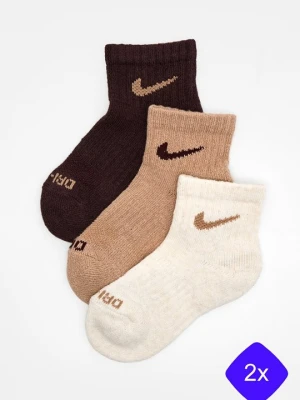 Skarpety Nike beżowy