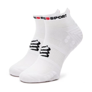 Skarpety Niskie Unisex Compressport Pro Racing Socks V4.0 Run Low XU00047B Biały