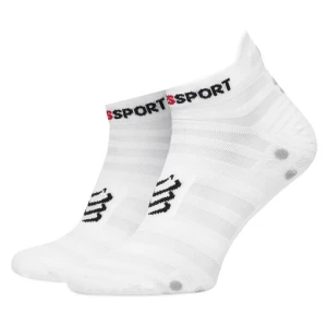 Skarpety Niskie Unisex Compressport Pro Racing Socks v4.0 Ultralight Run Low XU00051B Biały