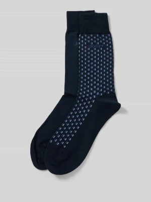 Skarpety o kroju regular fit z wyhaftowanym motywem model ‘Santa’ Happy Socks