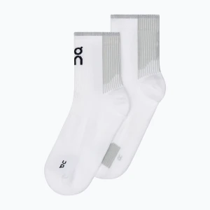 Skarpety On Performance Run Mid white/glacier