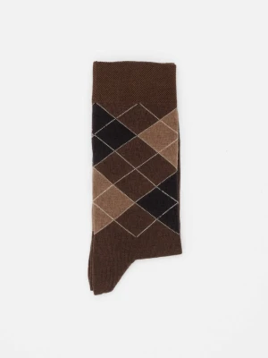 SKARPETY ROMB 3 BRĄZOWE Recman