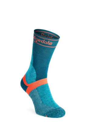 Skarpety rowerowe damskie Bridgedale MTB Winter Weight T2 Merino Sport Boot - teal/sky