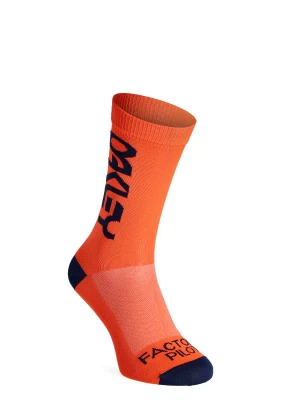 Skarpety rowerowe Oakley Factory Pilot Mtb Socks - neon orange