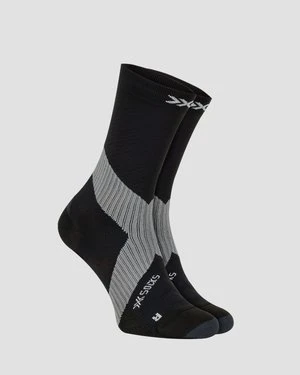 Skarpety rowerowe X-Socks Bike Expert Crew czarno-szare