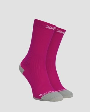 Skarpety Rowerowe X-socks Bike Perform Crew Różowe