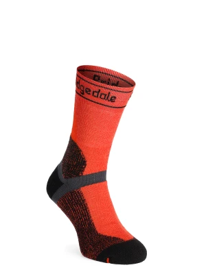 Skarpety rowerowe zimowe Bridgedale MTB Winter Weight T2 Merino Sport Boot - orange/black