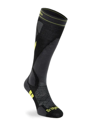 Skarpety skiturowe Bridgedale Ski Lightweight Merino P - black/lime