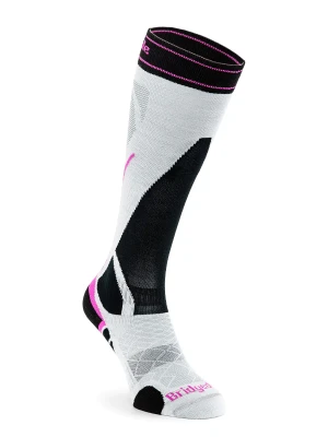 Skarpety skiturowe Bridgedale Ski Lightweight Merino P - silver/black