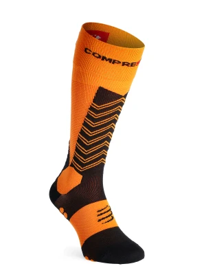 Skarpety skiturowe Compressport Ski Mountaineering Full Socks - autumn glory/black