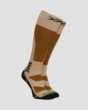 Skarpety Snowaboardowe X-socks Snowboard Discover Otc Beżowo-brązowe