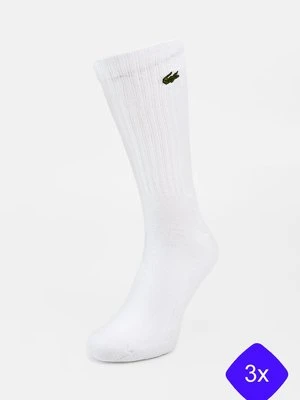 Skarpety sportowe Lacoste biały