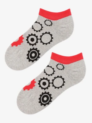 Skarpety stopki męskie z grafiką zębatych kół Wheel Marilyn