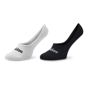 Skarpety stopki unisex adidas Thin Linear Ballerina Socks 2 Pairs HT3448 Biały