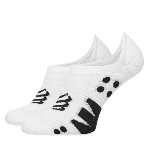 Skarpety stopki unisex Compressport No Show XU00045 Biały