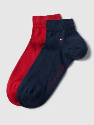 Skarpety stopki z mieszanki bawełny w zestawie 2 szt. model ‘2ER QUARTER’ Tommy Hilfiger