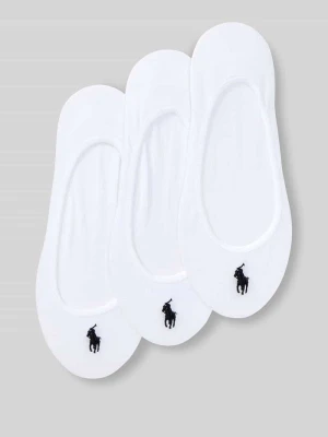 Skarpety stopki z mieszanki bawełny w zestawie 3 szt. Polo Ralph Lauren