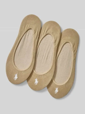 Skarpety stopki z mieszanki bawełny w zestawie 3 szt. Polo Ralph Lauren