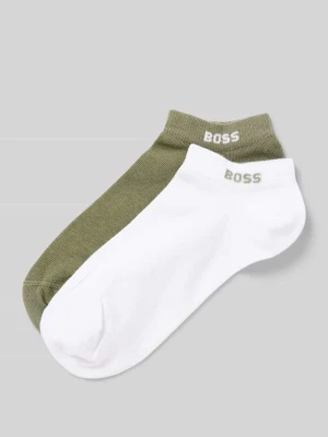 Skarpety stopki z mieszanki wiskozy w zestawie 2 szt. Boss