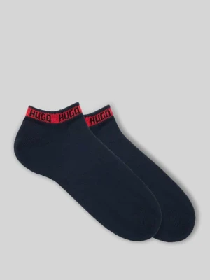 Skarpety stopki z mieszanki wiskozy w zestawie 2 szt. HUGO