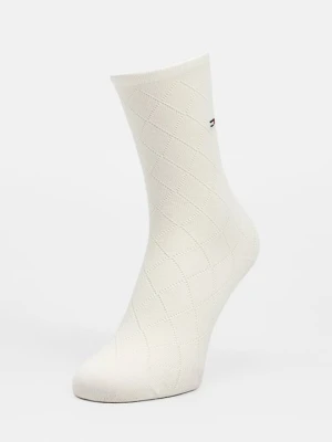 Skarpety Tommy Hilfiger mleczny