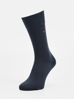 Skarpety Tommy Hilfiger niebieski melanż