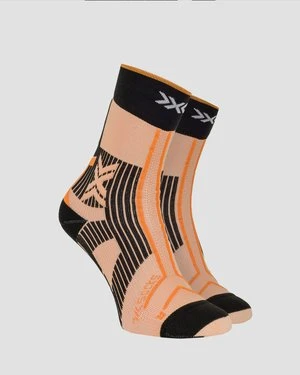 Skarpety trailowe X-Socks Trailrun Terraskin Expert Crew pomarańczowo-czarne