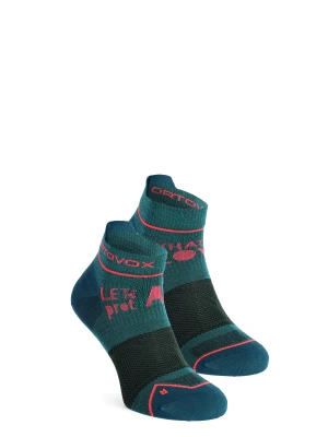 Skarpety trekkingowe damskie Ortovox Alpine Light Low Socks - pacific green