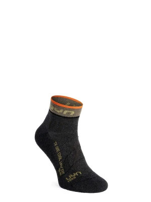 Skarpety trekkingowe UYN Trekking One Cool Low Cut Socks - anthracite/green