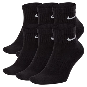 Skarpety treningowe do kostki Nike Everyday Cushioned (6 par) - Czerń