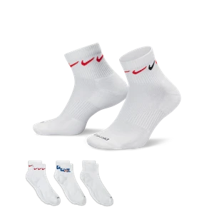 Skarpety treningowe do kostki Nike Everyday Plus Cushioned (3 pary) - Wielokolorowe
