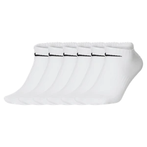 Skarpety treningowe Nike Everyday Lightweight No-Show (6 par) - Biel
