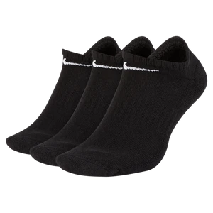 Skarpety treningowe no-show Nike Everyday Cushioned (3 pary) - Czerń