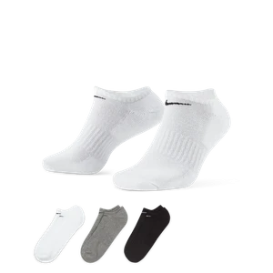 Skarpety treningowe no-show Nike Everyday Cushioned (3 pary) - Wielokolorowe
