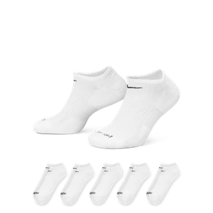 Skarpety treningowe no-show Nike Everyday Plus Cushioned (6 par) - Biel