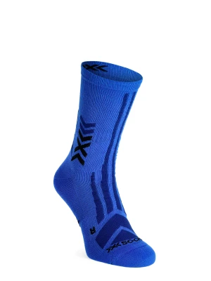 Skarpety turystyczne X-Socks Hike Discover Crew - twyce blue/blue