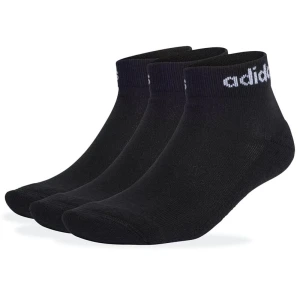 Skarpety unisex adidas Sportswear Linear Ankle Socks Cushioned Socks 3 Pairs IC1303 - czarne