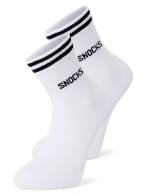 Snocks Skarpety w 2-paku Kobiety biały jednolity,