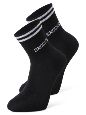 Snocks Skarpety w 2-paku Kobiety czarny jednolity,