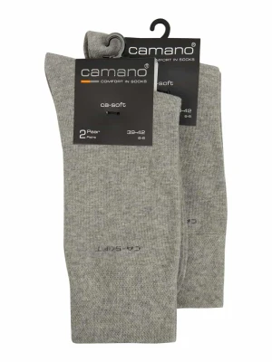 Skarpety w jednolitym kolorze w zestawie 2x2 szt. CAMANO