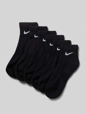 Skarpety w zestaw 6 par z detal z logo model 'Everyday' Nike Czarny