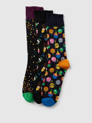 Skarpety w zestawie 3 szt. model ‘3-Pack Celebration Socks’ Happy Socks