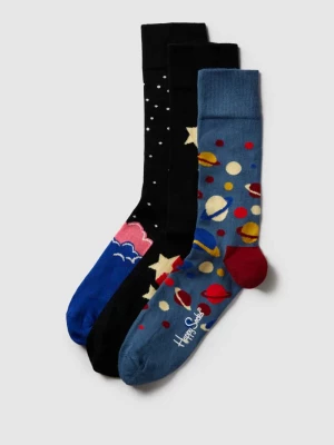 Skarpety w zestawie 3 szt. model ‘3-Pack Outer Space Socks’ Happy Socks