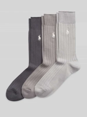 skarpety w zestawie 3 szt. z wyhaftowanym logo Polo Ralph Lauren Underwear