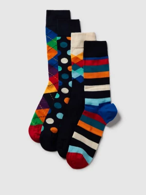 Skarpety w zestawie 4 szt. model ‘4-Pack Multi-color Socks’ Happy Socks