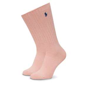 Skarpety wysokie damskie Polo Ralph Lauren 449915908045 Różowy