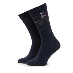 Skarpety Wysokie Męskie Aeronautica Militare 251CZ010L499 Granatowy