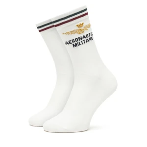 Skarpety Wysokie Męskie Aeronautica Militare 252CZ0012UL00499 Biały
